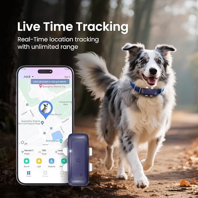SEEWORLD 4G Pet GPS Tracker for Dogs Cats, Real-Time Location, IP67 Waterproof - Image 4