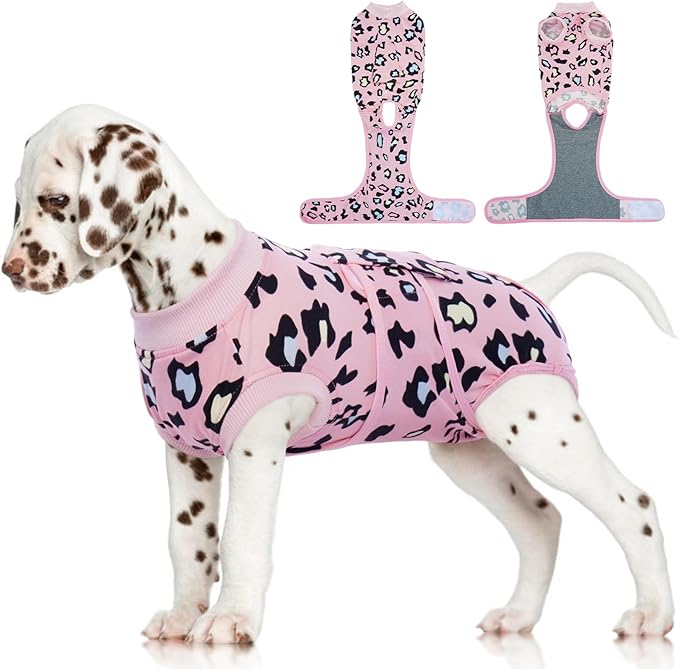 FUAMEY Recovery Suit for Dogs After Surgery, Soft Breathable Dog Bodysuit by FUAMEY