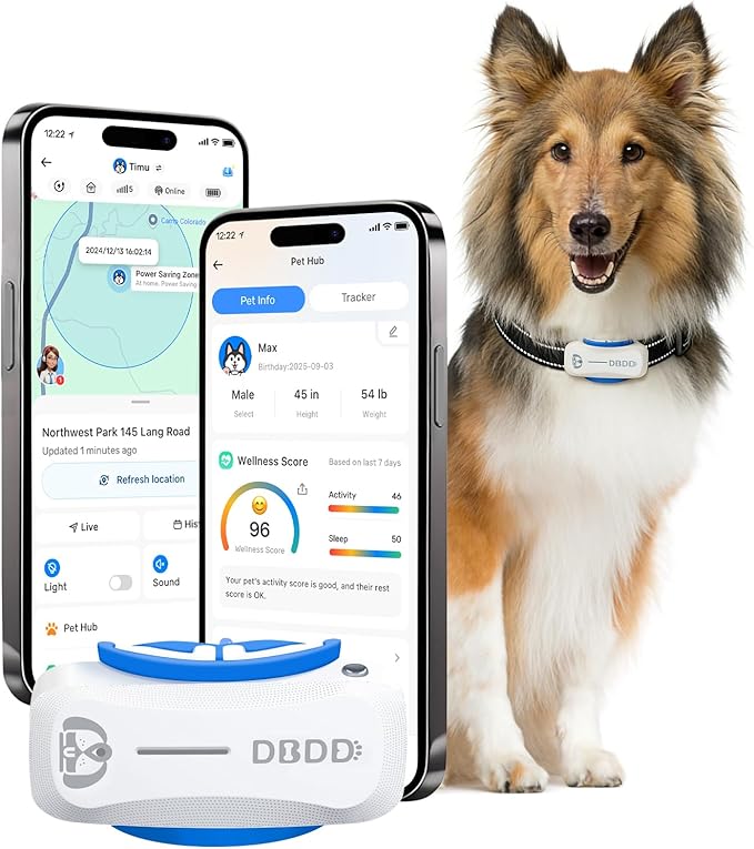 DBDD Smart GPS Tracker for Dogs by DBDD