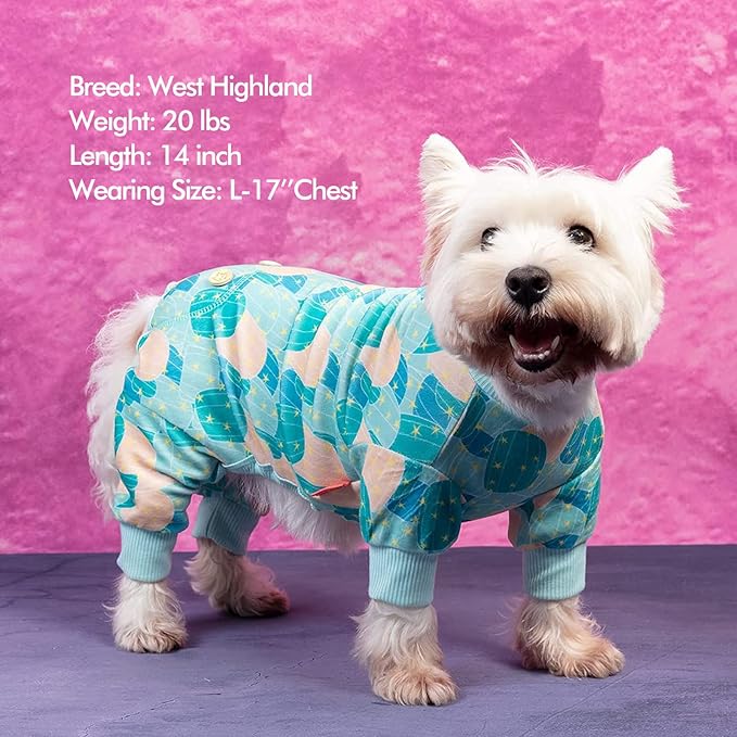 KYEESE Dog Pajamas Soft Dogs Clothes Pet Coat Velvet Dog Pajamas Small Sized - Image 6