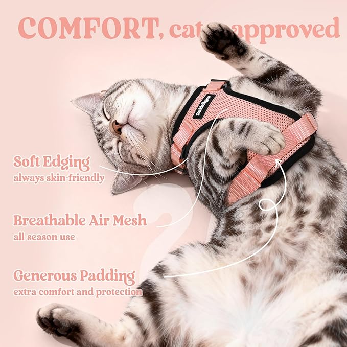 rabbitgoo Cat Harness and Leash Set, Escape Proof Vest Harness - Image 4