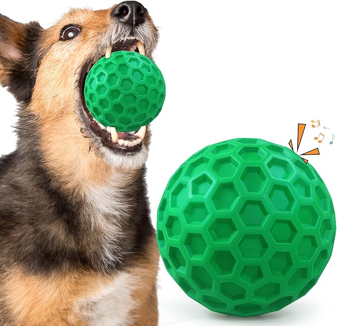 Tough Dog Chew Toys for Aggressive Chewers, Indestructible Dog Balls for by Unknown