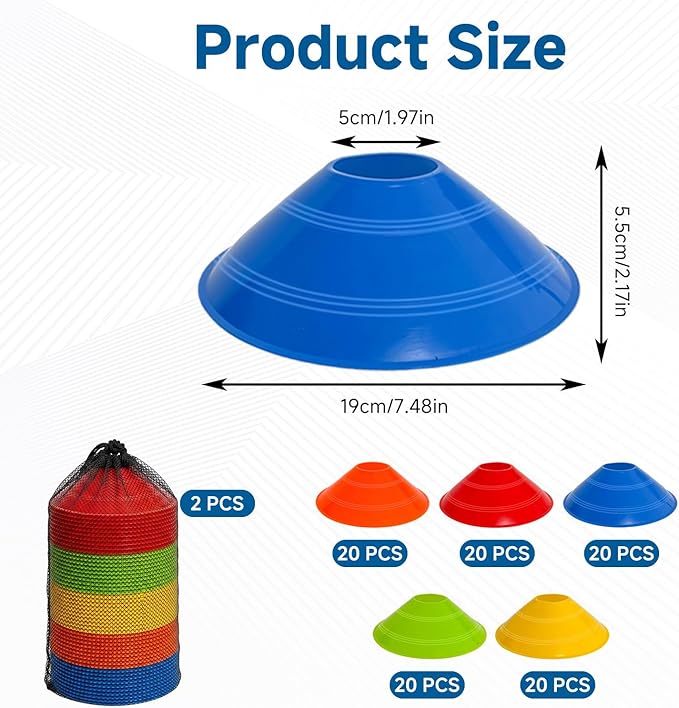 Soccer Cones for Sports Training - Image 2