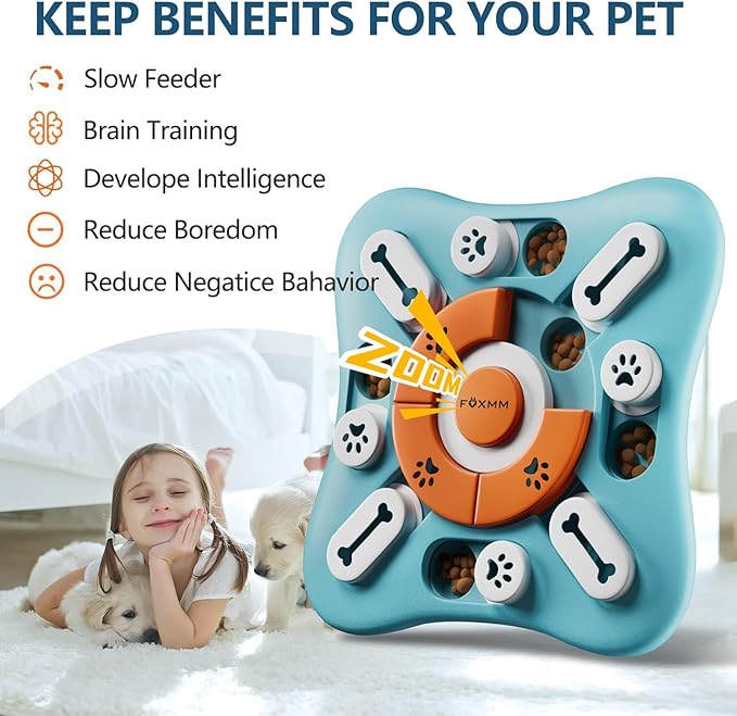 FOXMM Interactive Dog Treat Puzzle Toys - Image 2