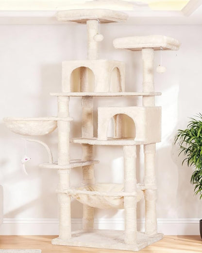 Heybly Cat Tree, 70 inches Tall Cat Tower condo by HEYBLY