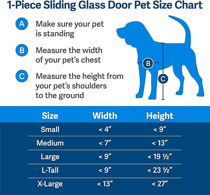 PetSafe 1-Piece Sliding Glass Pet Door - Image 3