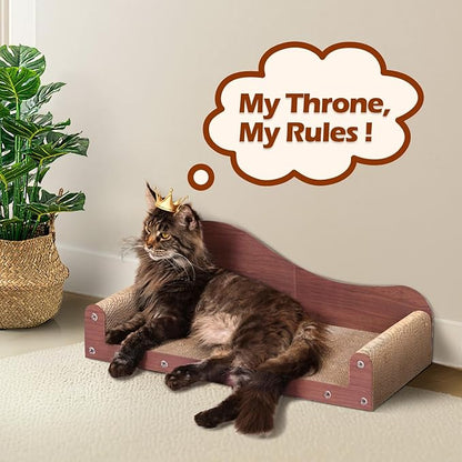 ComSaf 26.4" Large Cat Scratcher Bed, Cat Scratching Board, Durable Cardboard - Image 8