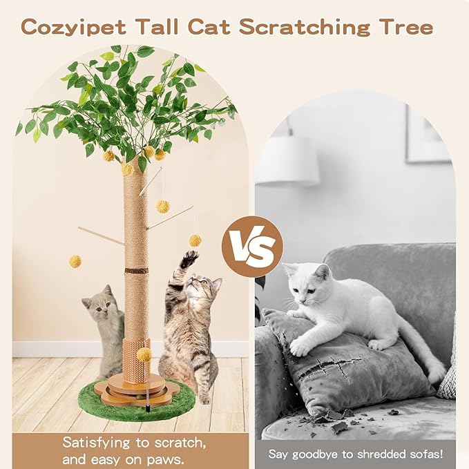 45" Tall Cat Scratching Post - Image 6