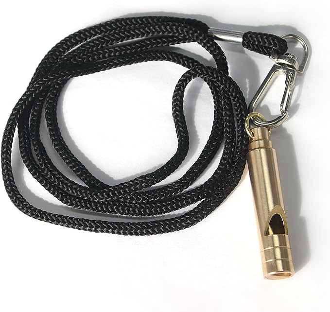 Brass Survival Whistle, 125 dB Loud Emergency Whistle - Image 8