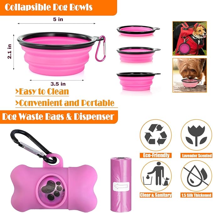 LOBEVE No Pull Dog Harness, Collar & Leash Set | Includes Dog Seat Belt - Image 8