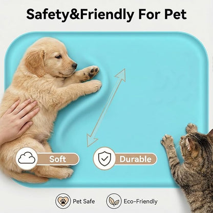 BLESWIN Non-Slip Silicone Dog Food Mat - Image 7