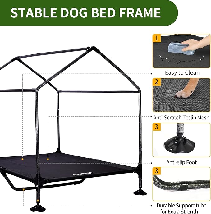 Summertrail 42" Large Dog House Outdoor Indoor - Image 6