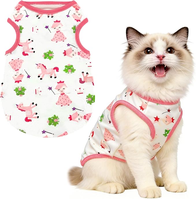 PETCARE Cute Cartoon Cat Shirts by PETCARE