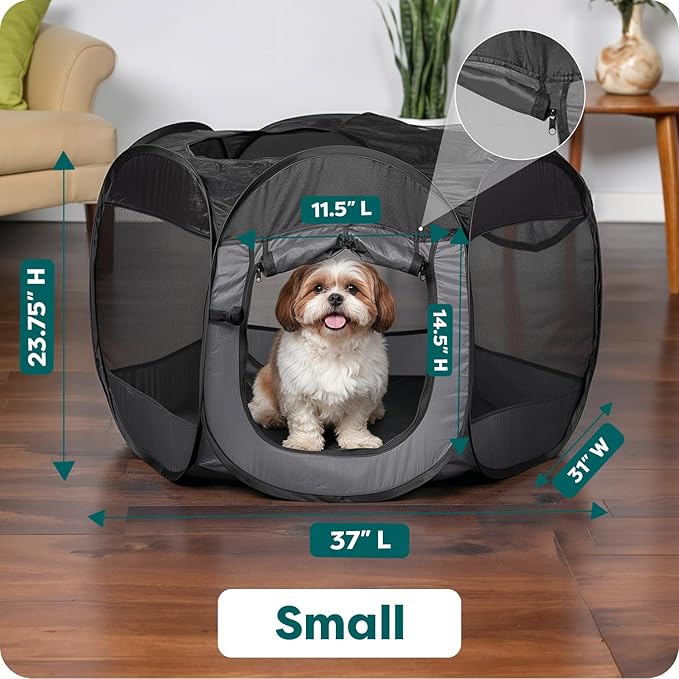 FurHaven Soft-Sided Dog & Cat Playpen, Portable Foldable Indoor & Outdoor Pet - Image 3