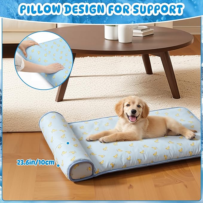 DoubleFill 4 Pack Cooling Pet Mats 23.6" x 31.5" Cooling Dog Beds - Image 4