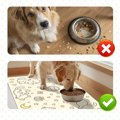 HOMETITUTE Cute Sweet Cat Food Mat - Image 7