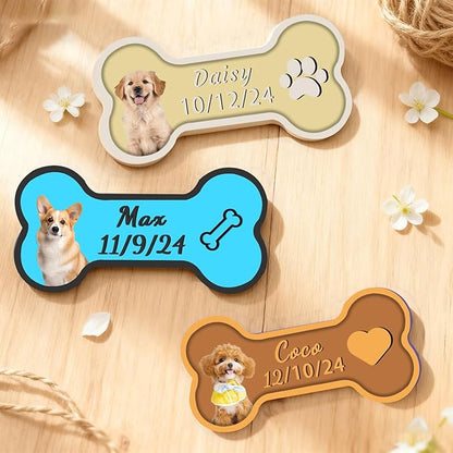 Personalized Dog Bone Name Sign, Custom Kennel Accessories, Dog Wall Decor - Image 7