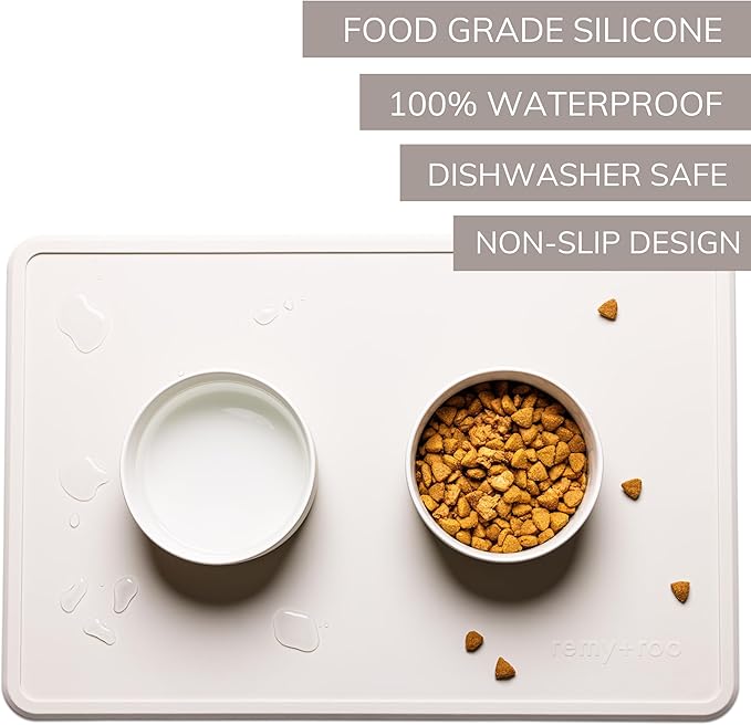 Remy+Roo Stone Silicone Dog Food Mat - Image 3
