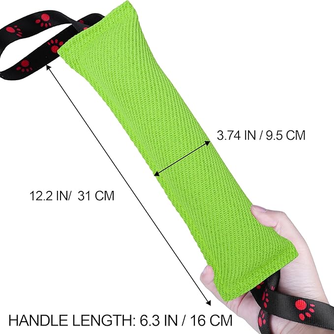 ToLanbbt Dog Tug Toy Bite Jute Pillow Pull Toy - Image 2