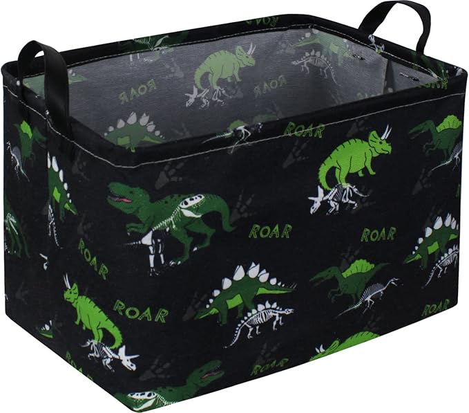 Essme Rectangular Dinosaur Basket, Dinosaur Bins by ESSME