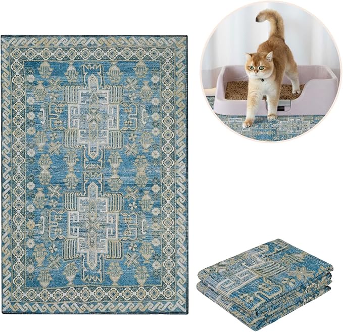 Lovewag Pets Cat Litter Box Mats 2 Pack - Image 2