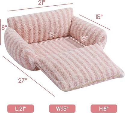 Hollypet Cat Bed Fluffy Plush Multifunctional Double-Layer Machine Washable - Image 3