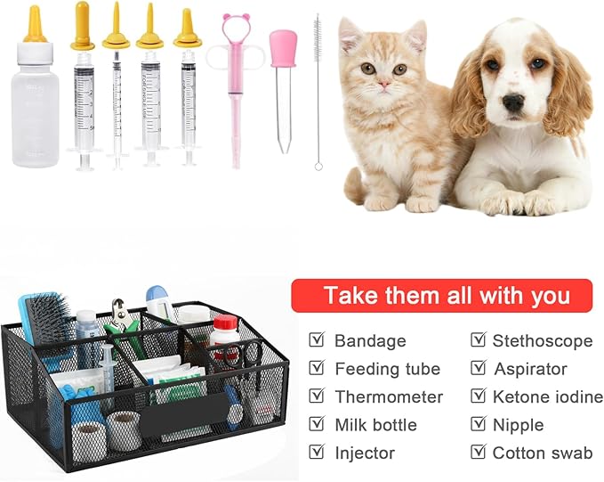 Dog Storage Organizer for Pet Nursing Supplies, Pet Medicine Container - Image 4