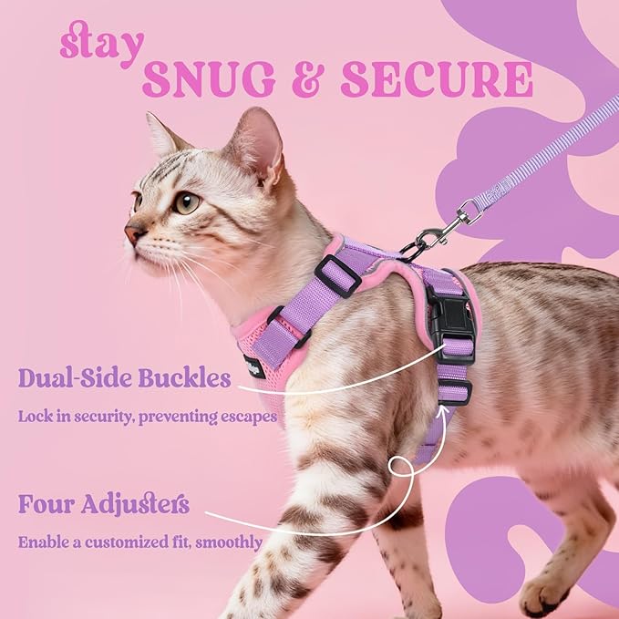 rabbitgoo Cat Harness and Leash Set, Escape Proof Vest Harness - Image 6