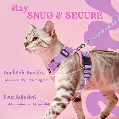 rabbitgoo Cat Harness and Leash Set, Escape Proof Kitten Harness - Image 6