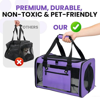 Expandable Cat Carrier Airline Approved Soft-Sided Pet Travel Carrier - Image 5