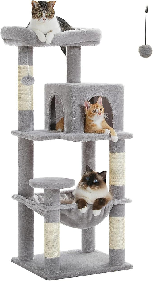 MUTTROS Cat Tree for Indoor Cats, 45.7" Multi-Level Cat Tower by MUTTROS