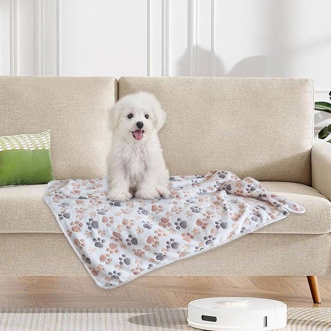 1 Pack 3 Puppy Dog Blankets Super Soft Warm Sleep Mat Fluffy Premium Fleece Pet - Image 6