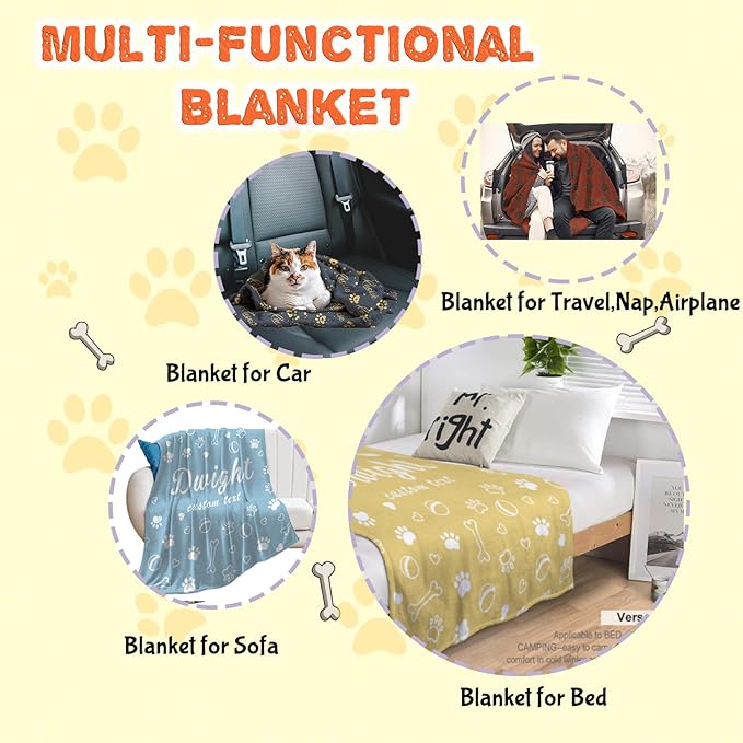 M YESCUSTOM Custom Dog Blanket - Image 6