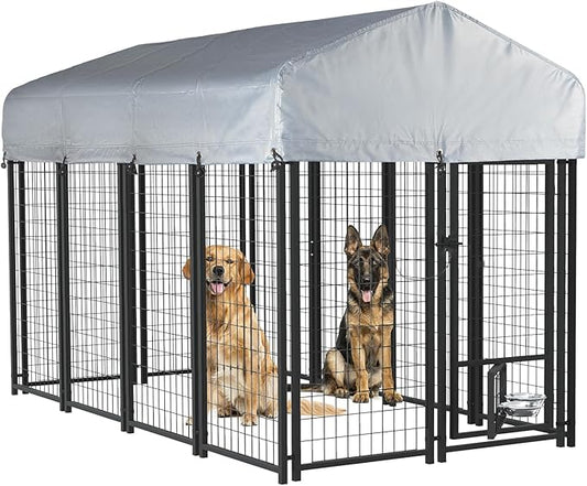 LEMBERI 8x4x4 Outside Dog Kennel by LEMBERIHOME