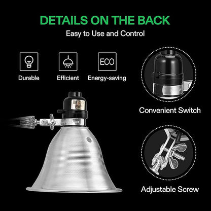 VIVOSUN 2-Pack Clamp Lamp Light - Image 3