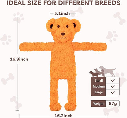 SHARLOVY No Stuffing Dog Toys 5 Pack, Crinkle Interactive Dogs Toy - Image 6