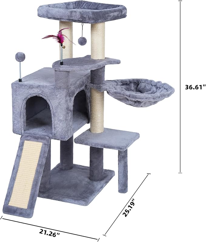 AIWIKIDE Cat Tree Has Scratching Toy - Image 7