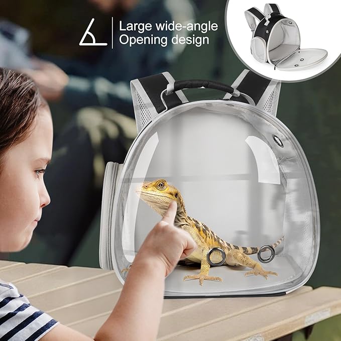 Guinea Pig Backpack Carrier, Bearded Dragon Carrier Backpack - Image 8
