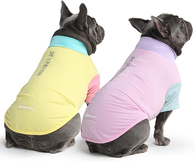 Spark Paws Sunblock Dog T-Shirt, SPF30 Protection, Lightweight Breathable Quick by SparkPaws
