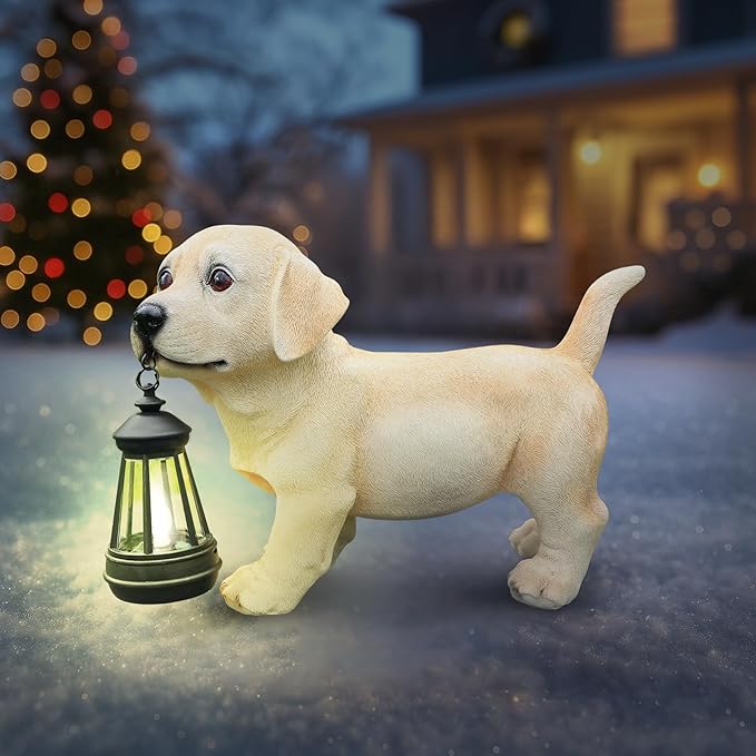 Labrador Dog Garden Statue - Image 7