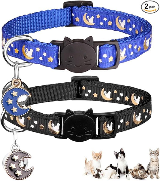 Baeuppit 2Pcs Breakaway Cats Collars Cat Collars by Baeuppit