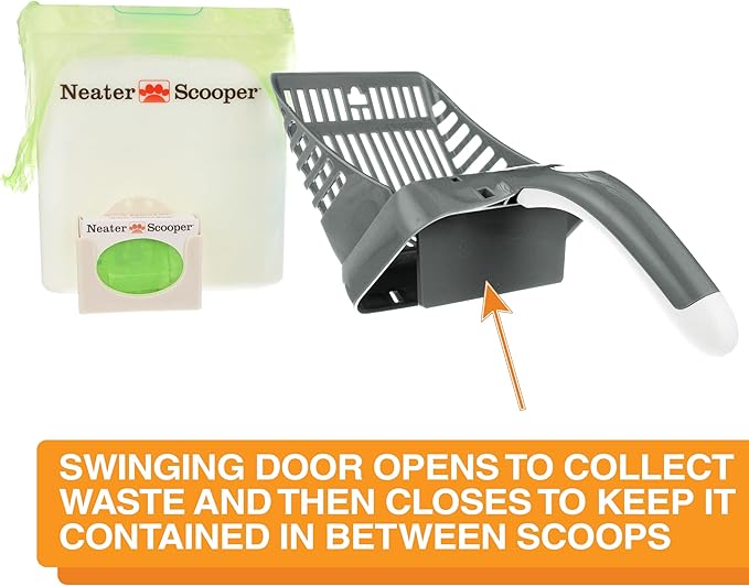 Neater Pet Brands Neater Scooper Standard Litter Scoop, 60 Refill Bags – - Image 3