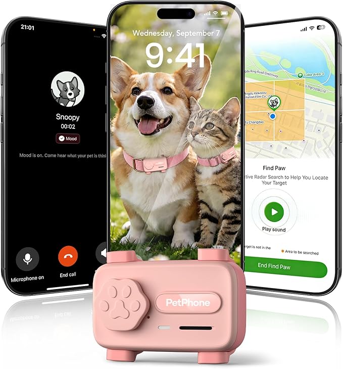 Smart GPS Tracker for Pet, Dog Tracker & Cat Tracker by PetPhone