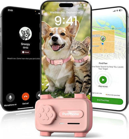 Smart GPS Tracker for Pet, Dog Tracker & Cat Tracker by PetPhone