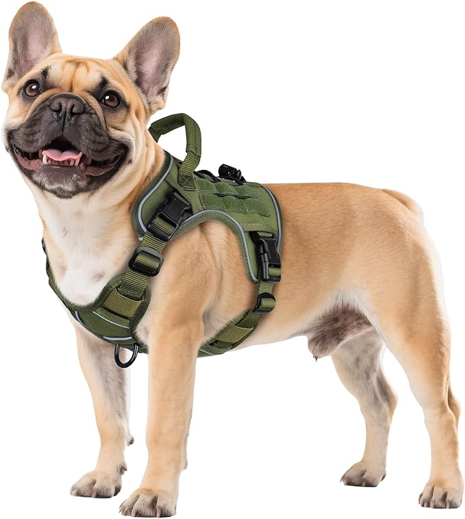 WINGOIN Green Tactical Dog Harness by WINGOIN