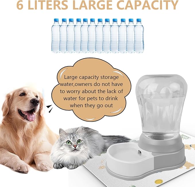 STALTWO 1.6 Gallon Automatic Dog Water Dispenser, Premium Large Capacity - Image 2