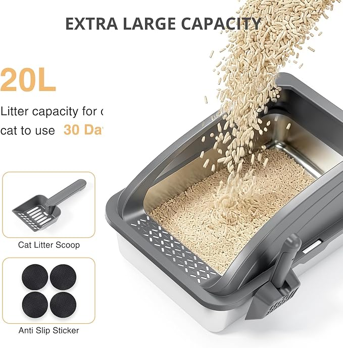 Stainless Steel Cat Litter Box - Image 5