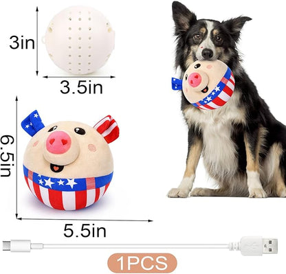 BABORUI Interactive Dog Toys Independence Pig, 4th of July Dog Toys - Image 5