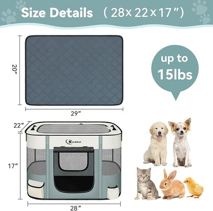 Dog Playpen, Cat Pet Puppy Pen, Portable Playpens - Image 7