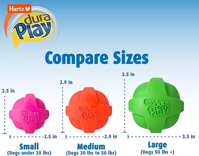 Hartz DuraPlay Bacon Scented Dog Toys - Image 3
